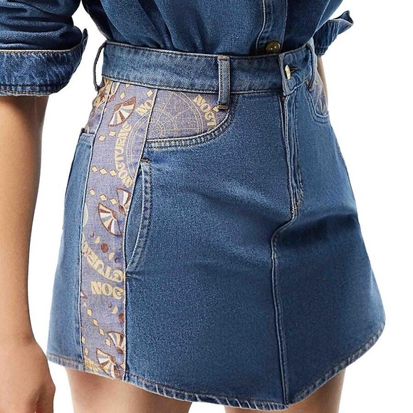 Nocturne Denim Mini Skirt - Picture 1 of 2